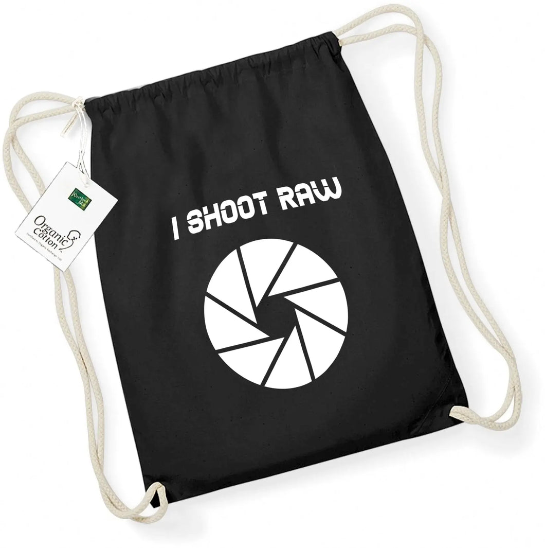 Gymbag - I Shoot RAW mit Blende