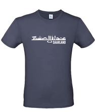 Lade das Bild in den Galerie-Viewer, T-Shirt Skyline Saarland Blockschrift
