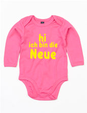 Lade das Bild in den Galerie-Viewer, Babystrampler - hi ich bin die Neue
