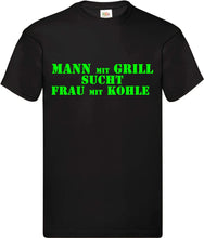Lade das Bild in den Galerie-Viewer, T-Shirt - Mann mit Grill
