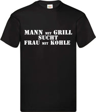 Lade das Bild in den Galerie-Viewer, T-Shirt - Mann mit Grill
