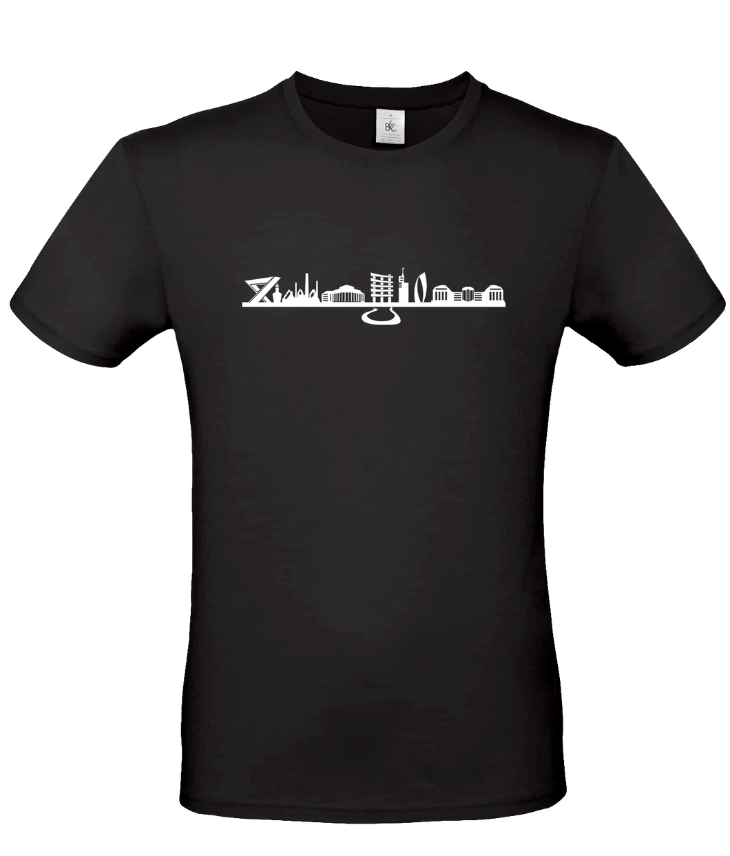T-Shirt Skyline Saarland Blanco
