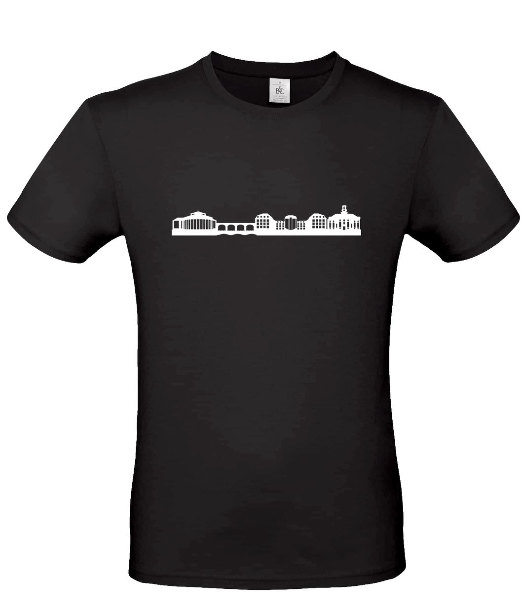 T-Shirt Skyline Saarbrücken Blanco