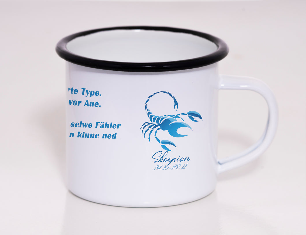 Sternzeichen Tasse - Skorpion 24.10-22.11