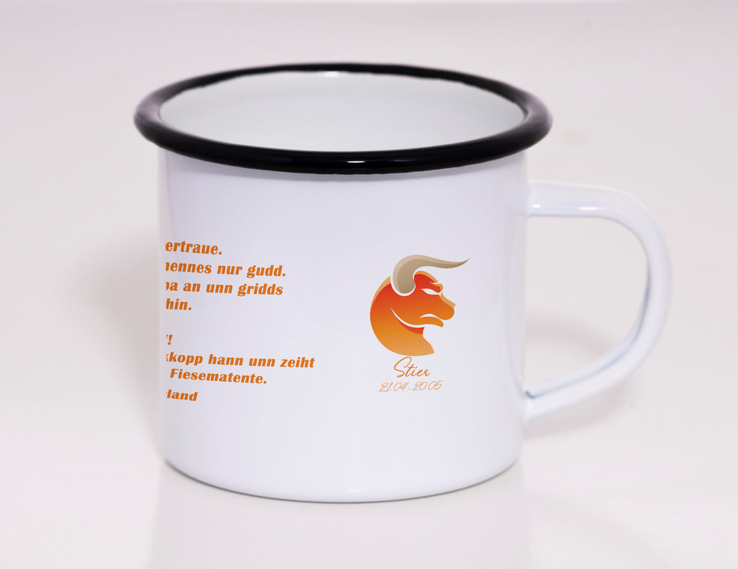 Sternzeichen Tasse - Stier 21.04-20.05