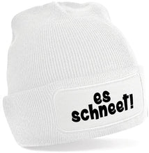 Lade das Bild in den Galerie-Viewer, Beanie Mütze - es schneet!

