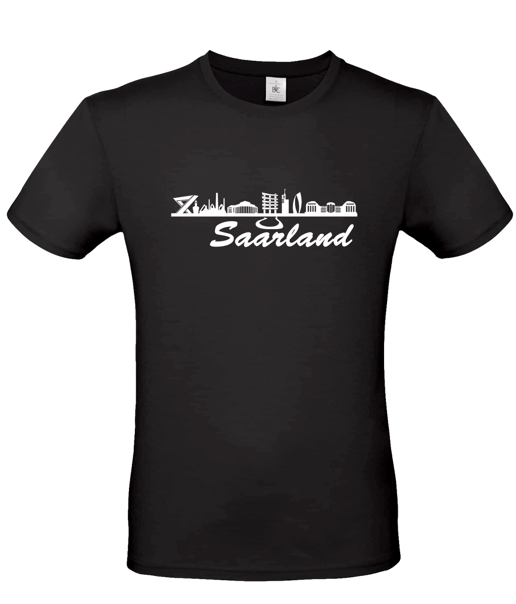 T-Shirt Skyline Saarland Handschrift